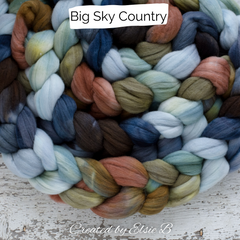 Big Sky Country (shown here on Polwarth/Silk) 