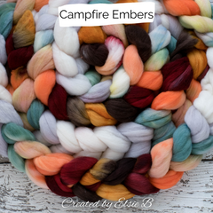 Campfire Embers (shown here on Polwarth) 