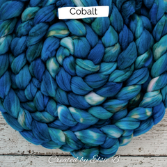 Cobalt on Superwash Merino/Nylon 