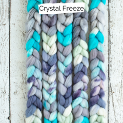 Crystal Freeze (shown here on Organic Merino) 