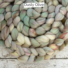 Dusty Olive on Polwarth 