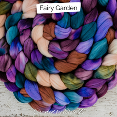 Fairy Garden hand dyed wool 