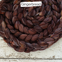 Gingerbread on Targhee/Bamboo/Silk 