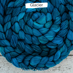 Glacier on Organic Polwarth/Silk 