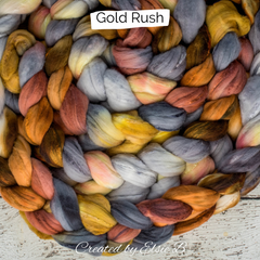 Gold Rush spinning fiber 