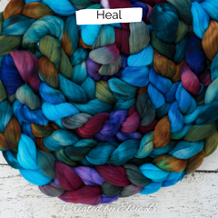 Heal on spinning fiber 