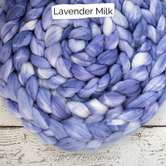 Lavender Milk on Superwash Merino/Bamboo/Nylon