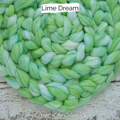 Lime Dream on Superwash Merino/Bamboo/Nylon