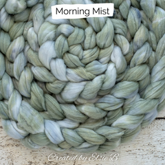 morning mist on superwash merino/bamboo/nylon