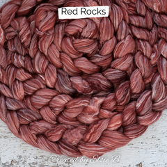 red rocks on merino rose