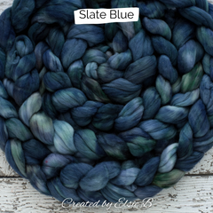 slate blue on organic merino