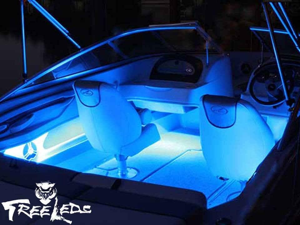 Blue Courtesy Interior Strip Led Light For Boats