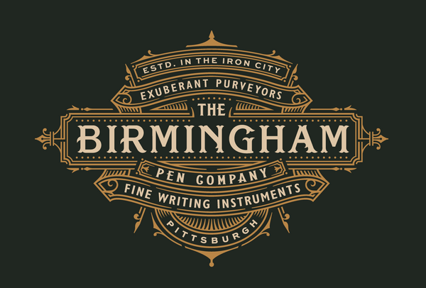 Birmingham Pen Company Logo Ornate