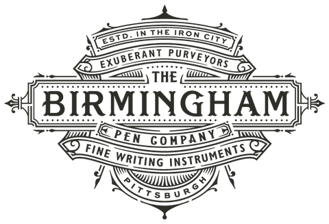Ornate Birmingham Pen Company Logo