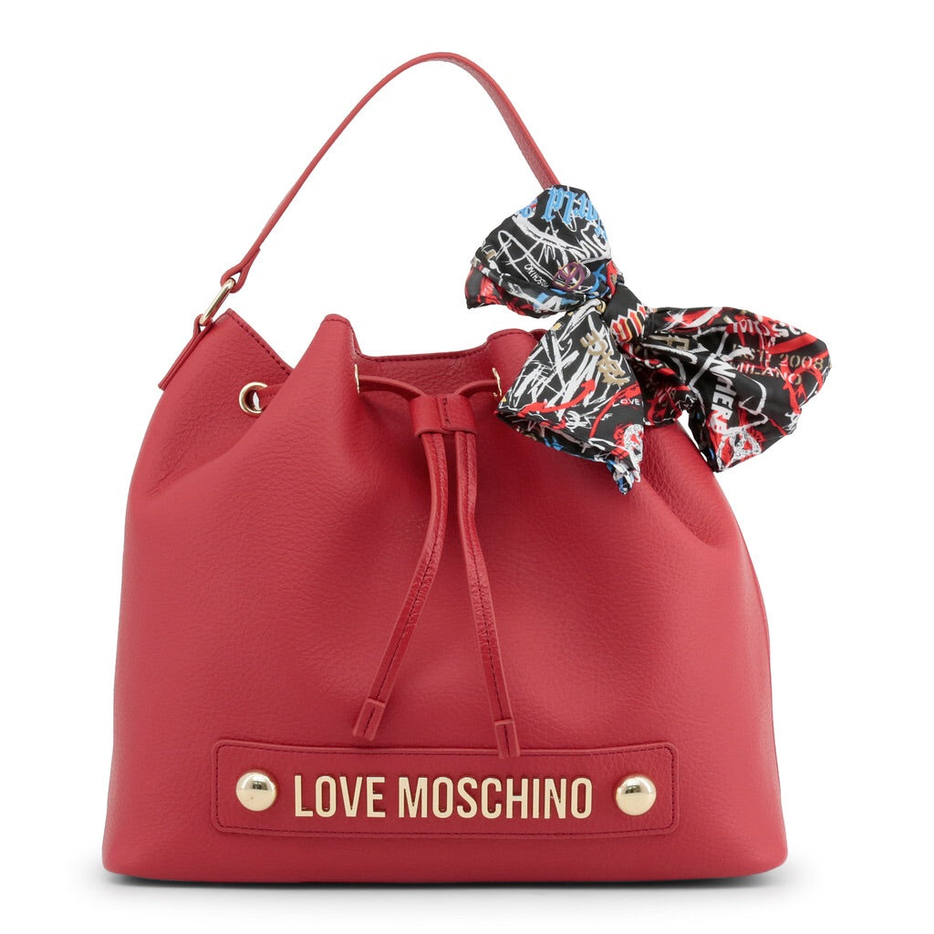 red love moschino purse