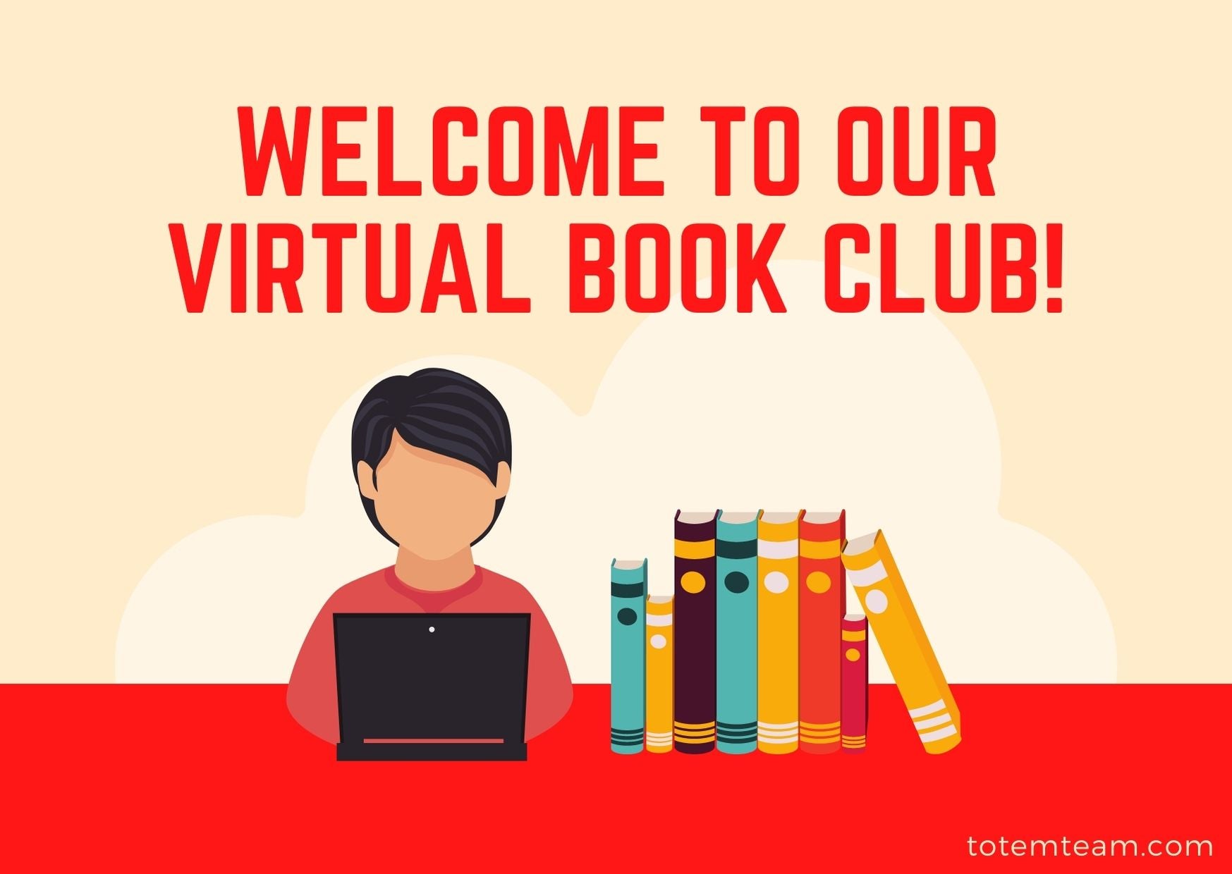 virtual book club invitation