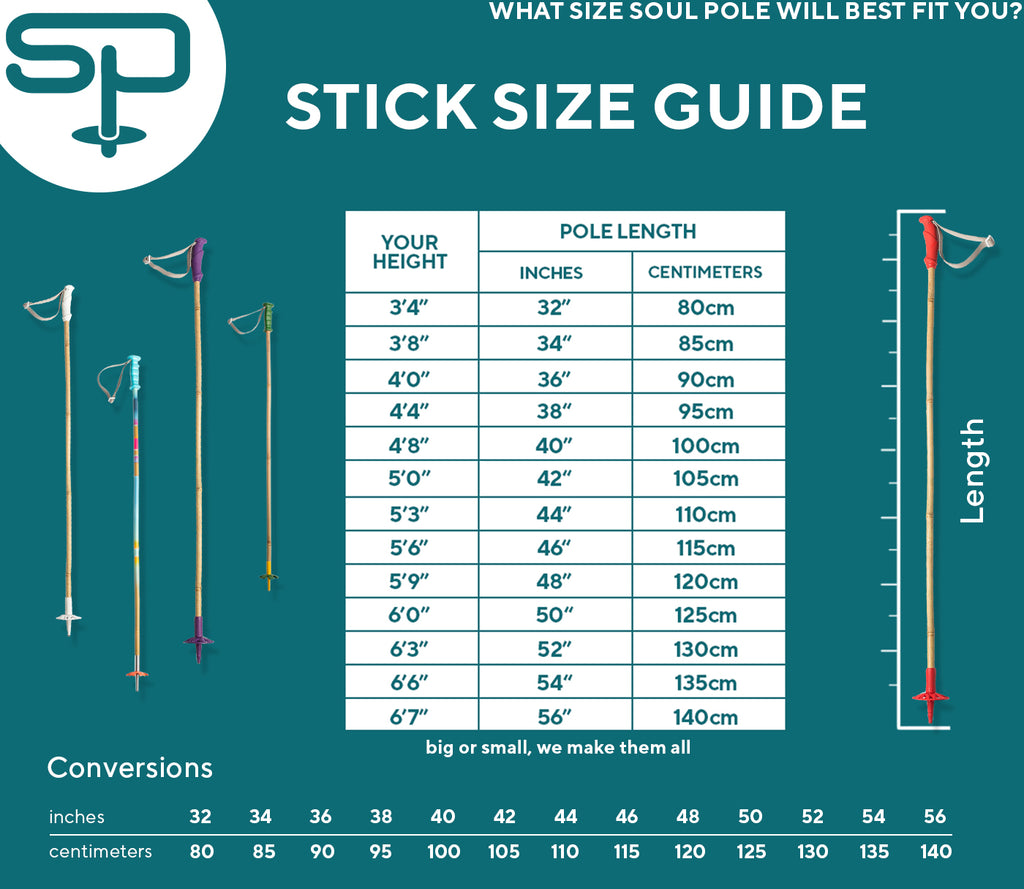 Ski Pole Length Chart