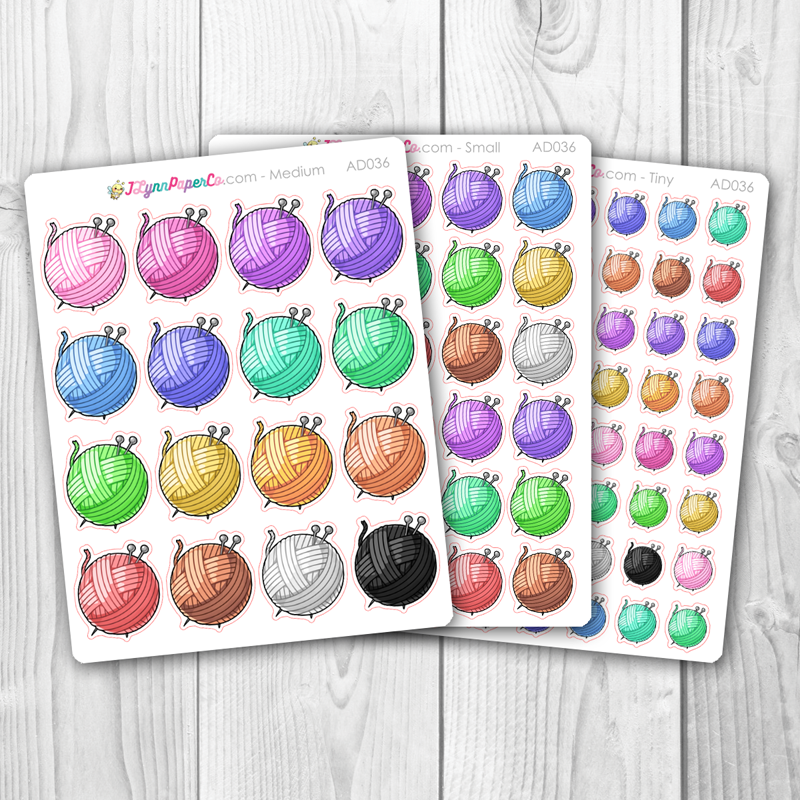 Pastel Crystal Stickers