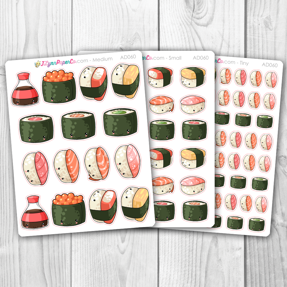 Kawaii Junk Food Deco Stickers