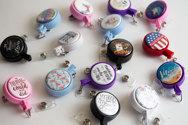  ID Badge Reels, Stethoscope Tags, and Keychains