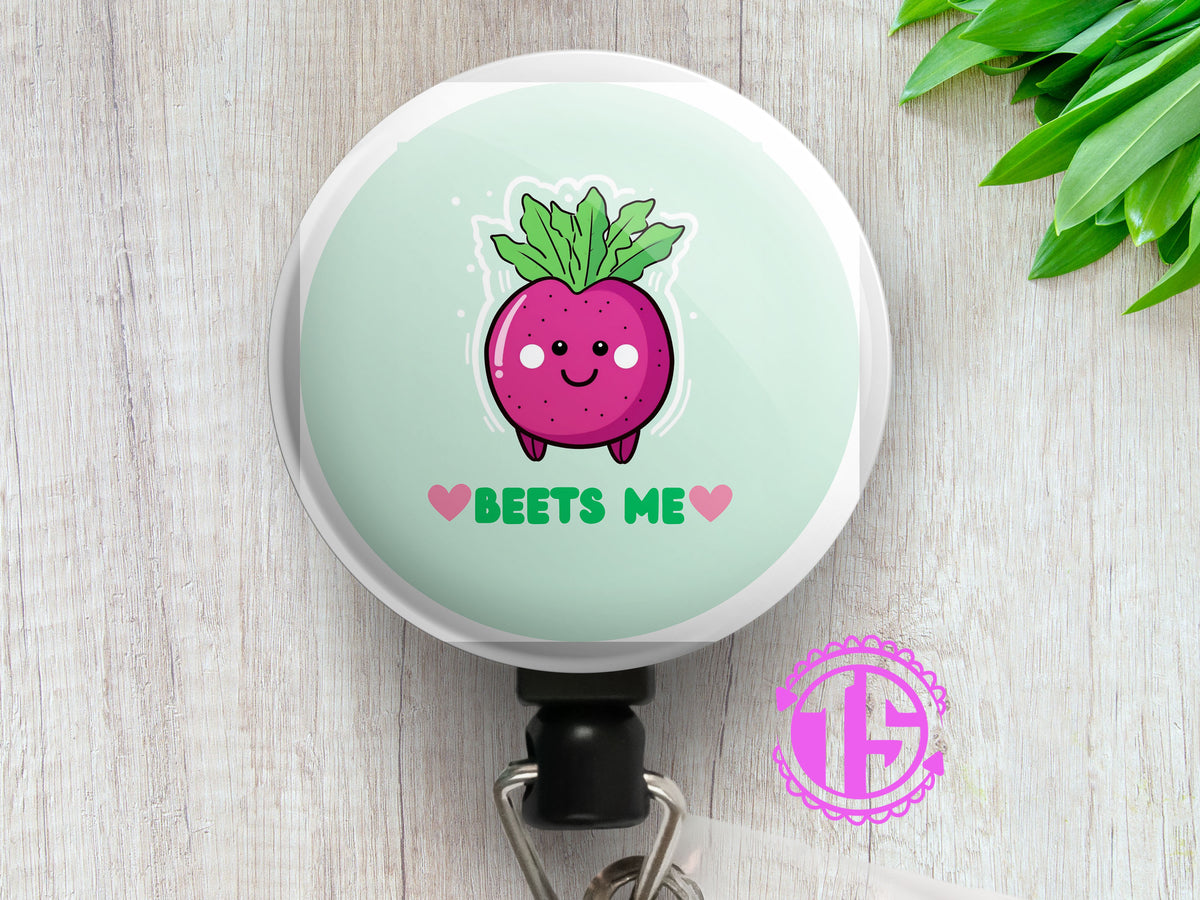 Grow Girl ID Badge Reel • Garden Vegetable Badge Holder • Swapfinity -  Topperswap