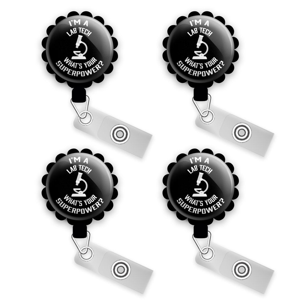 I'm a CT Tech, What's Your Superpower? Retractable ID Badge Reel