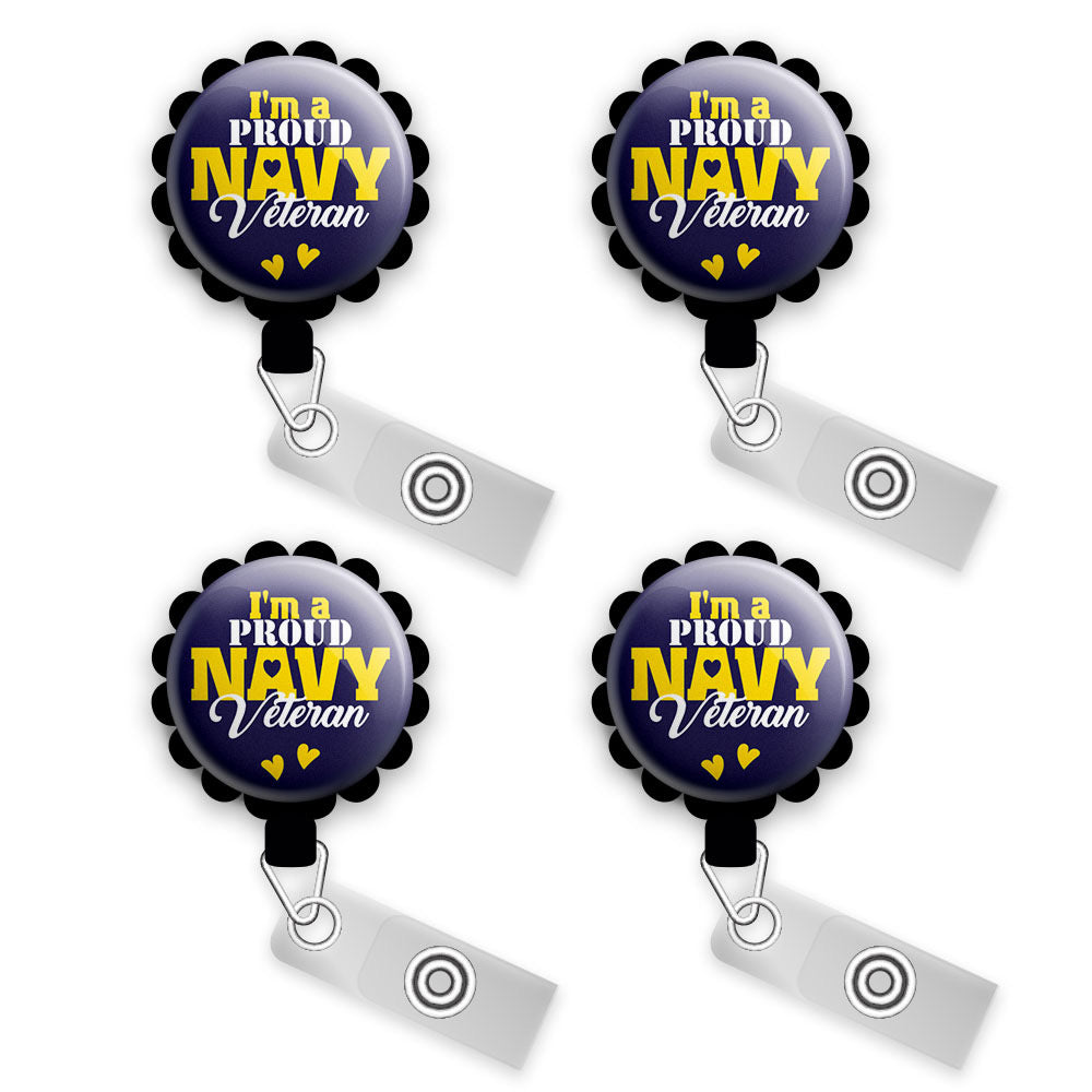 I Love My Soldier/Veteran Badge Reel- Military Badge Reels