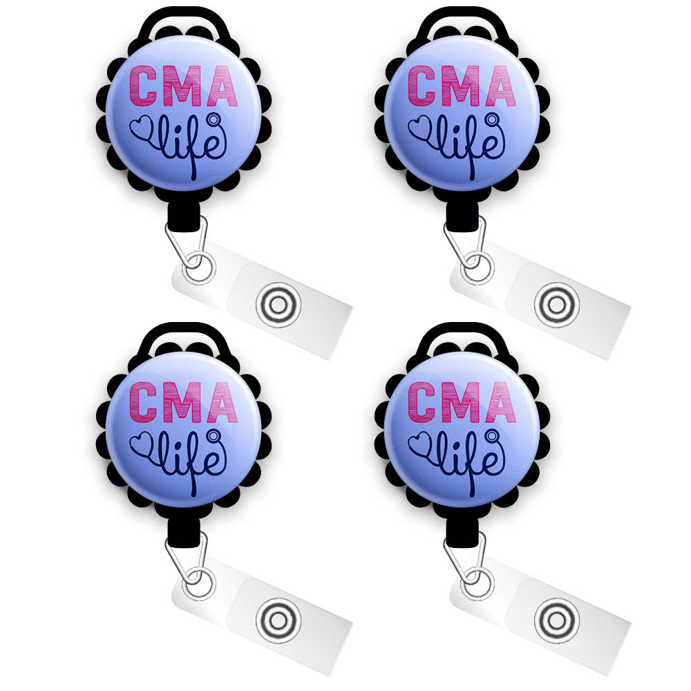 CNA Life Retractable ID Badge Reel • Gifts for CNA • Gift for