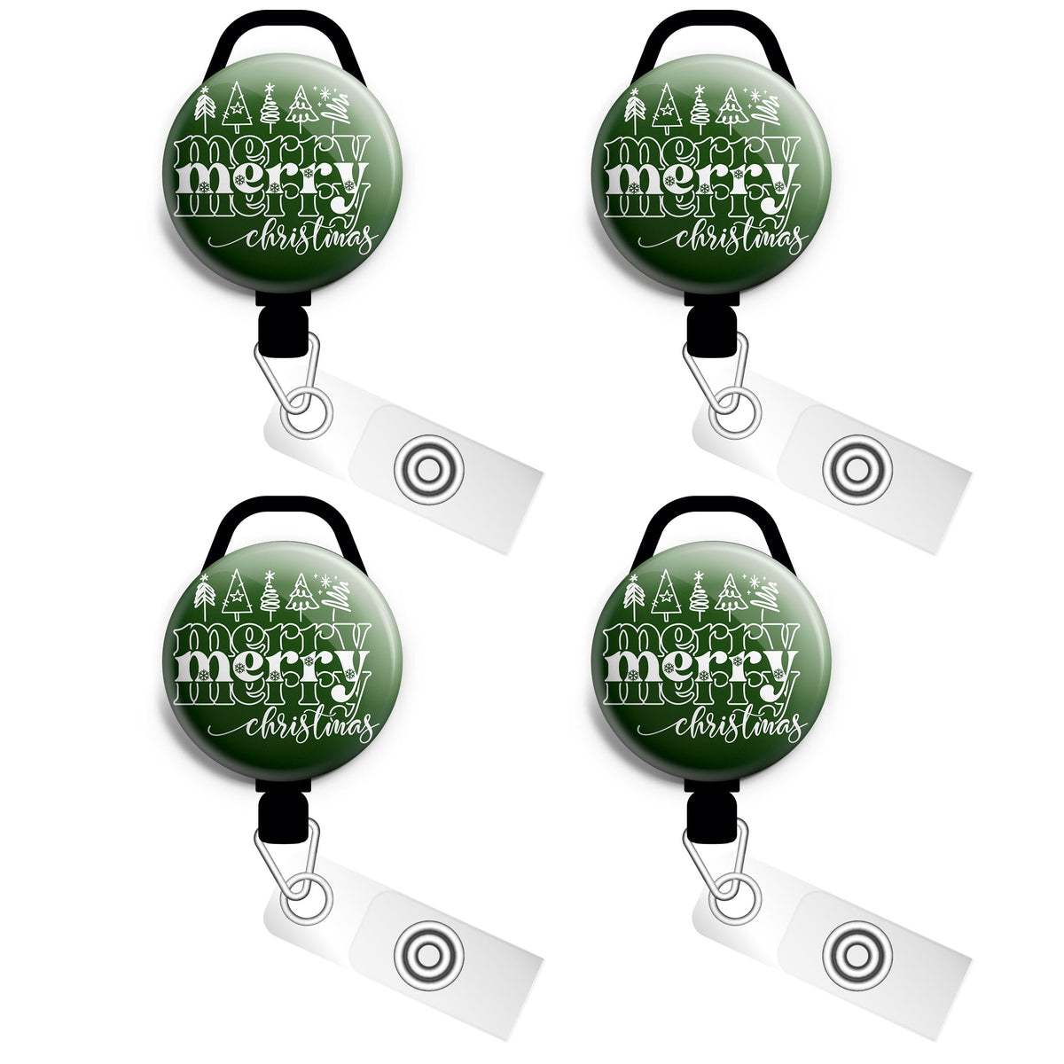 Merry Christmas '22 Badge Reel • Christmas Badge Holder