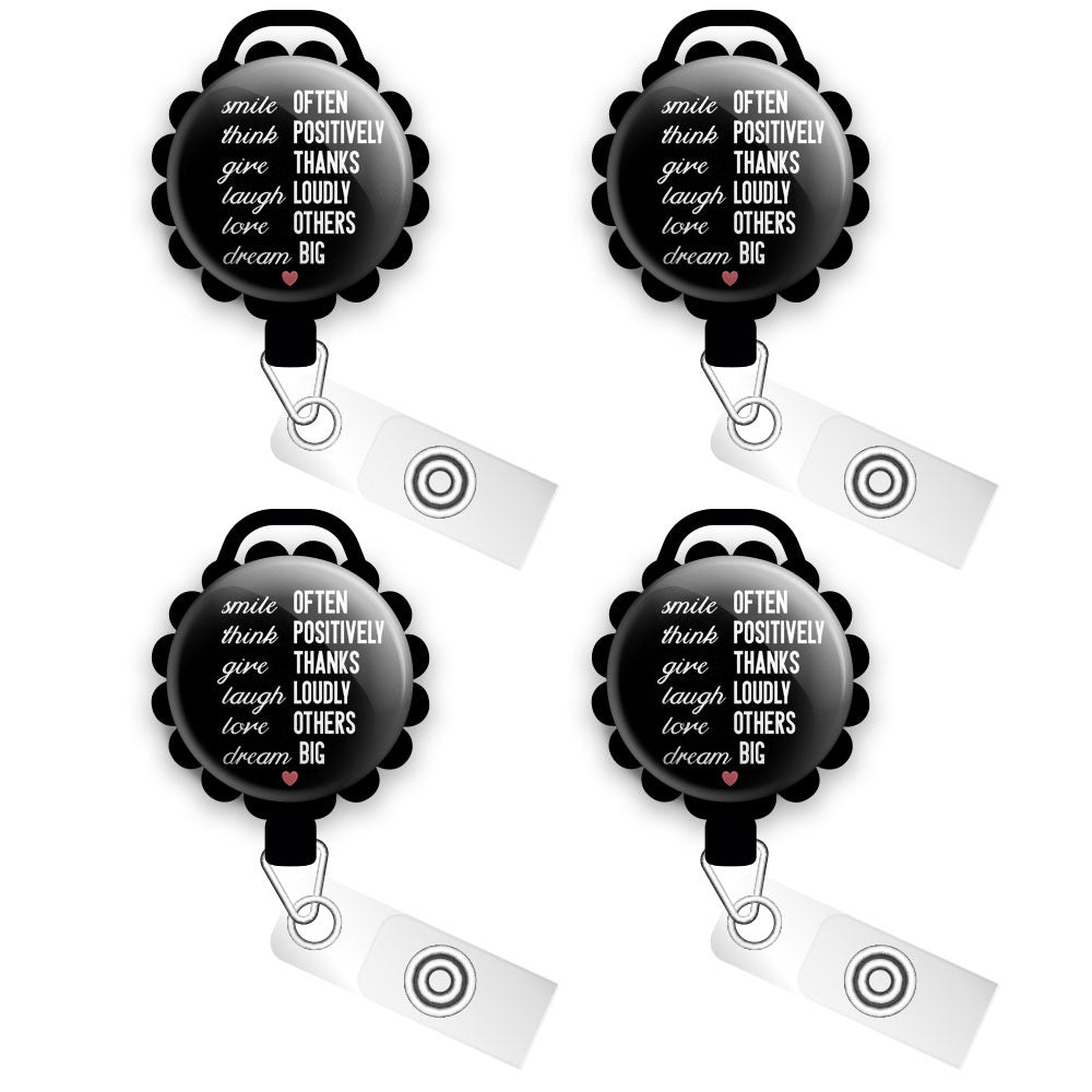 Down Right Perfect Retractable ID Badge Reel • Down Syndrome Awareness -  Topperswap