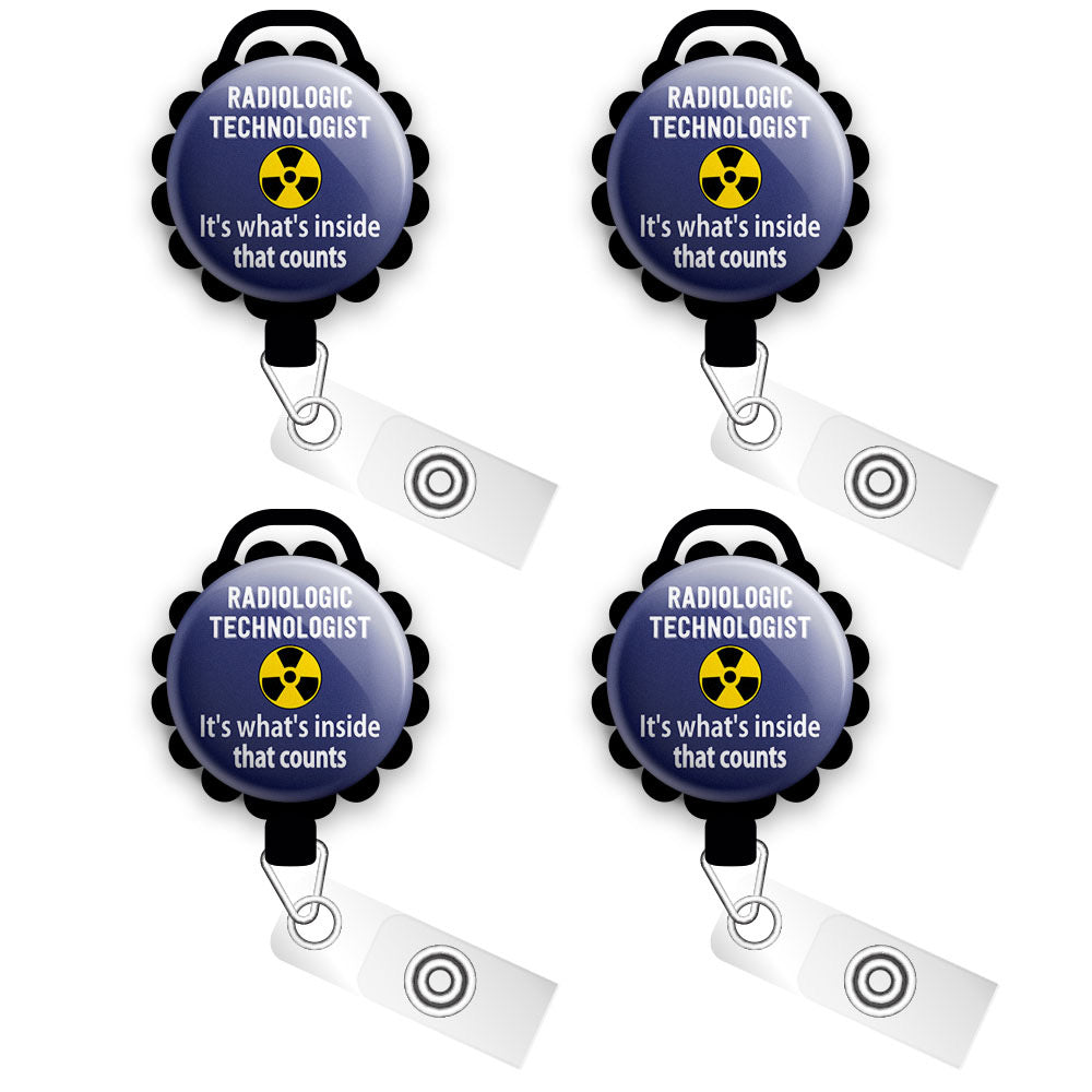 Radiologic Technologist Retractable ID Badge Reel • X-Ray Tech, x Ray Radiologist, Radiology Technician, Radiologic Technologist Gift