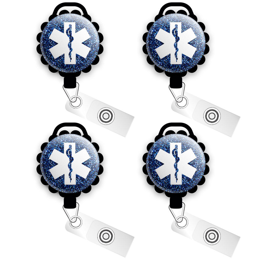Star of Life LOVE Retractable ID Badge Reel • EMS Gift, EMT, Paramedic -  Topperswap