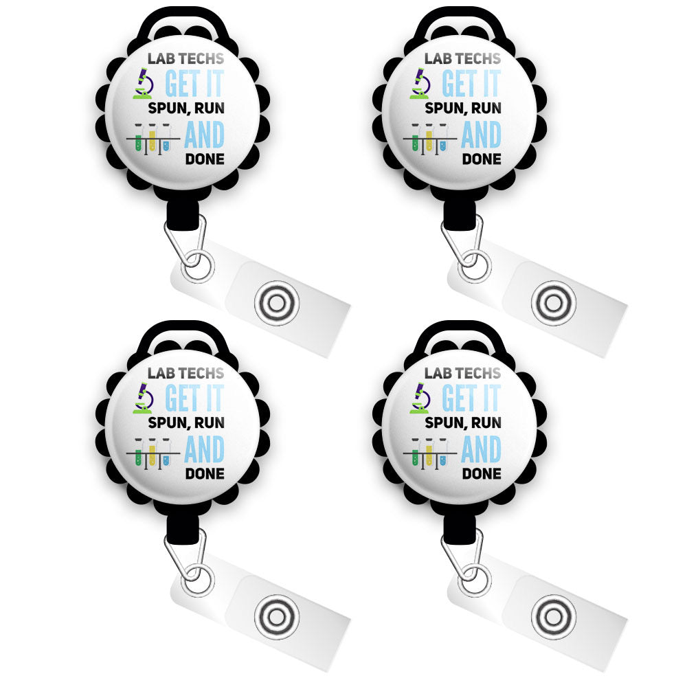 Keep Calm and Put Your Lab Coat On Retractable ID Badge Reel • Medical -  Topperswap