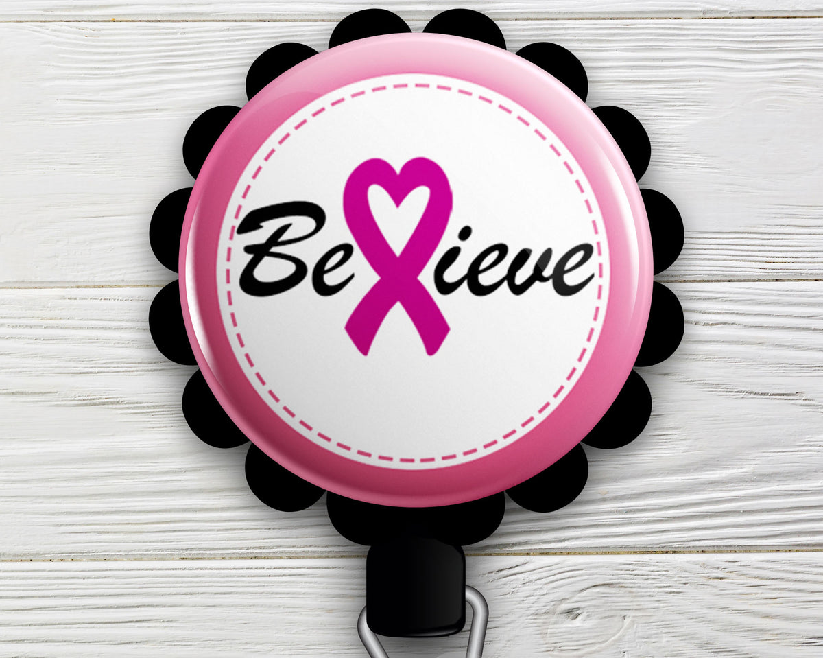 Hope Badge Reel, Breast Cancer Badge Reel, Nurse Badge Reel