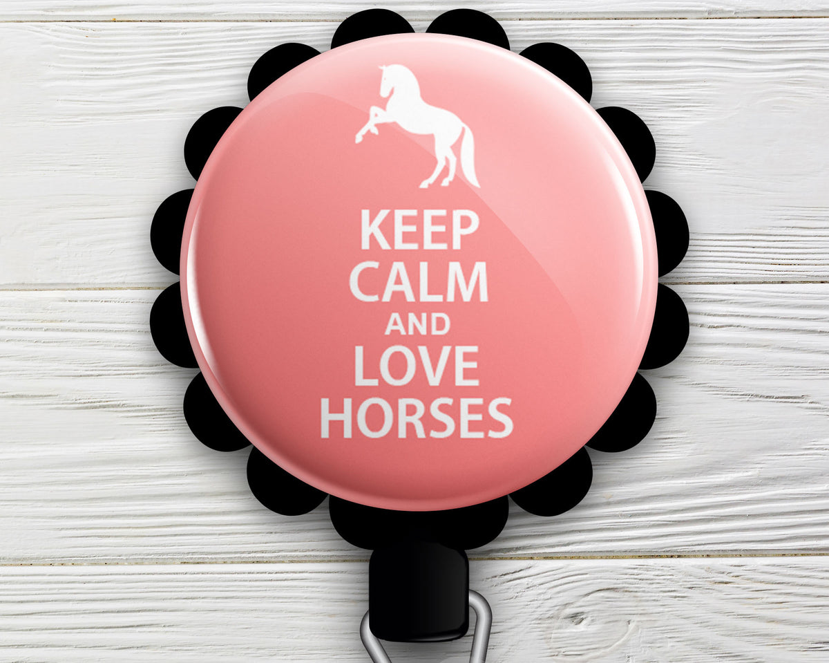 Four Hooves Move The Soul Retractable ID Badge Reel • Horse ID Badge H -  Topperswap