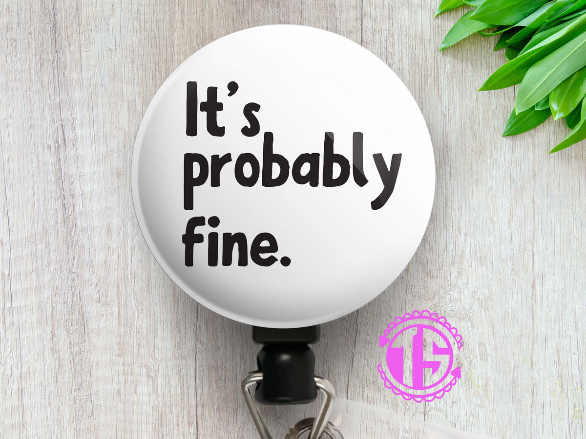 Gtt It Like It's Hot Retractable ID Badge Reel • Funny Nurse Pun