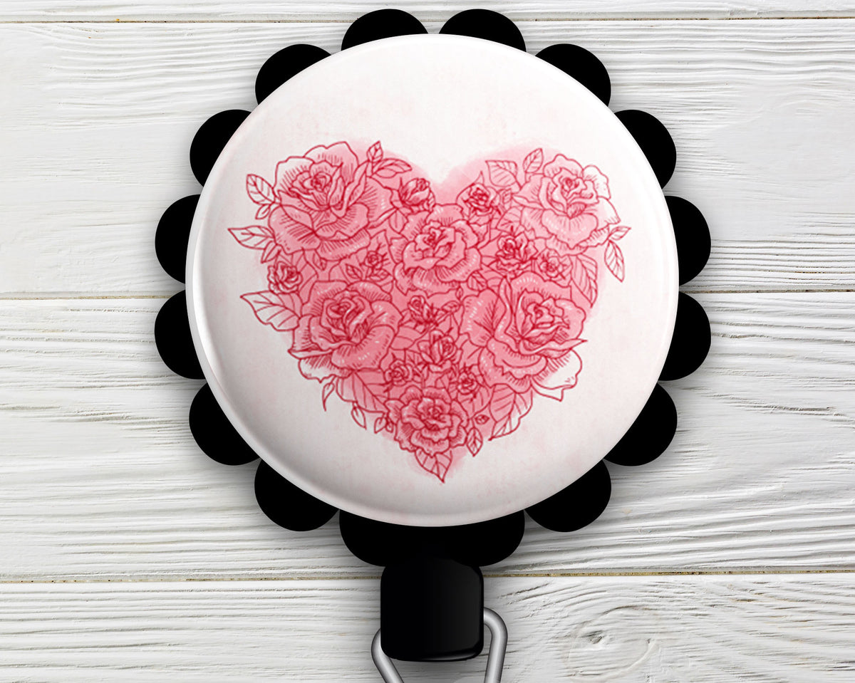 Really Hip • Valentine's Day Swappable Retractable ID Badge Reel • Sur -  Topperswap