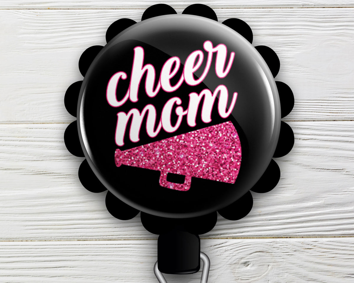 It's A Cheer Mom Thing Retractable ID Badge Reel