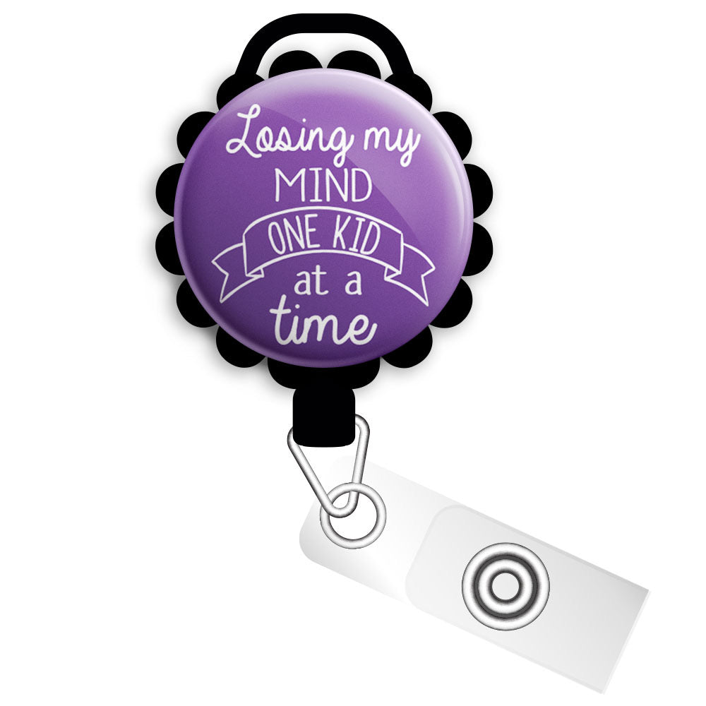 Mom Life Is The Best Life Retractable ID Badge Reel • Funny Gift for Nurse Mom ID Badge Holder