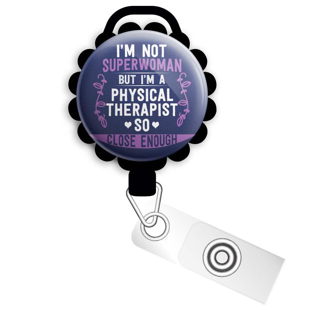 Physical Therapy Adds Life to Days! Retractable ID Badge Reel • Physical Therapist Gift Graduation • Custom Swappable • Swapfinity