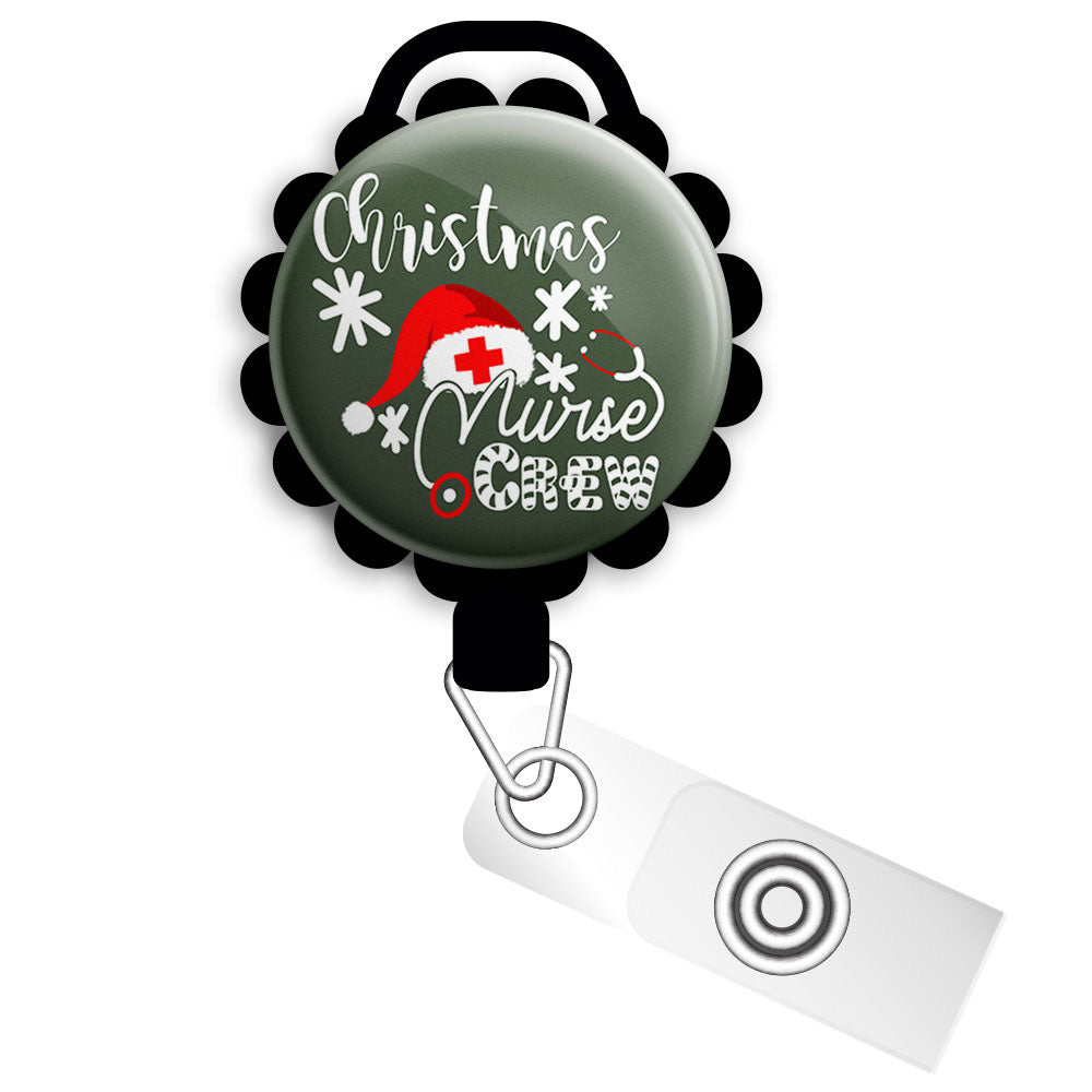 Joyful Christmas Holiday Swappable Retractable ID Badge Reel • Custom -  Topperswap