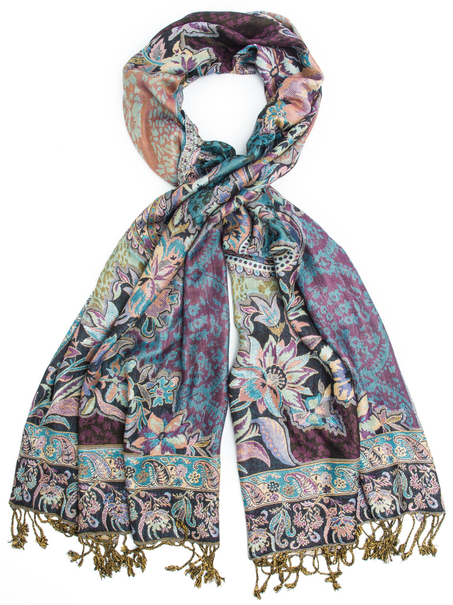 pashmina cashmere silk scarf