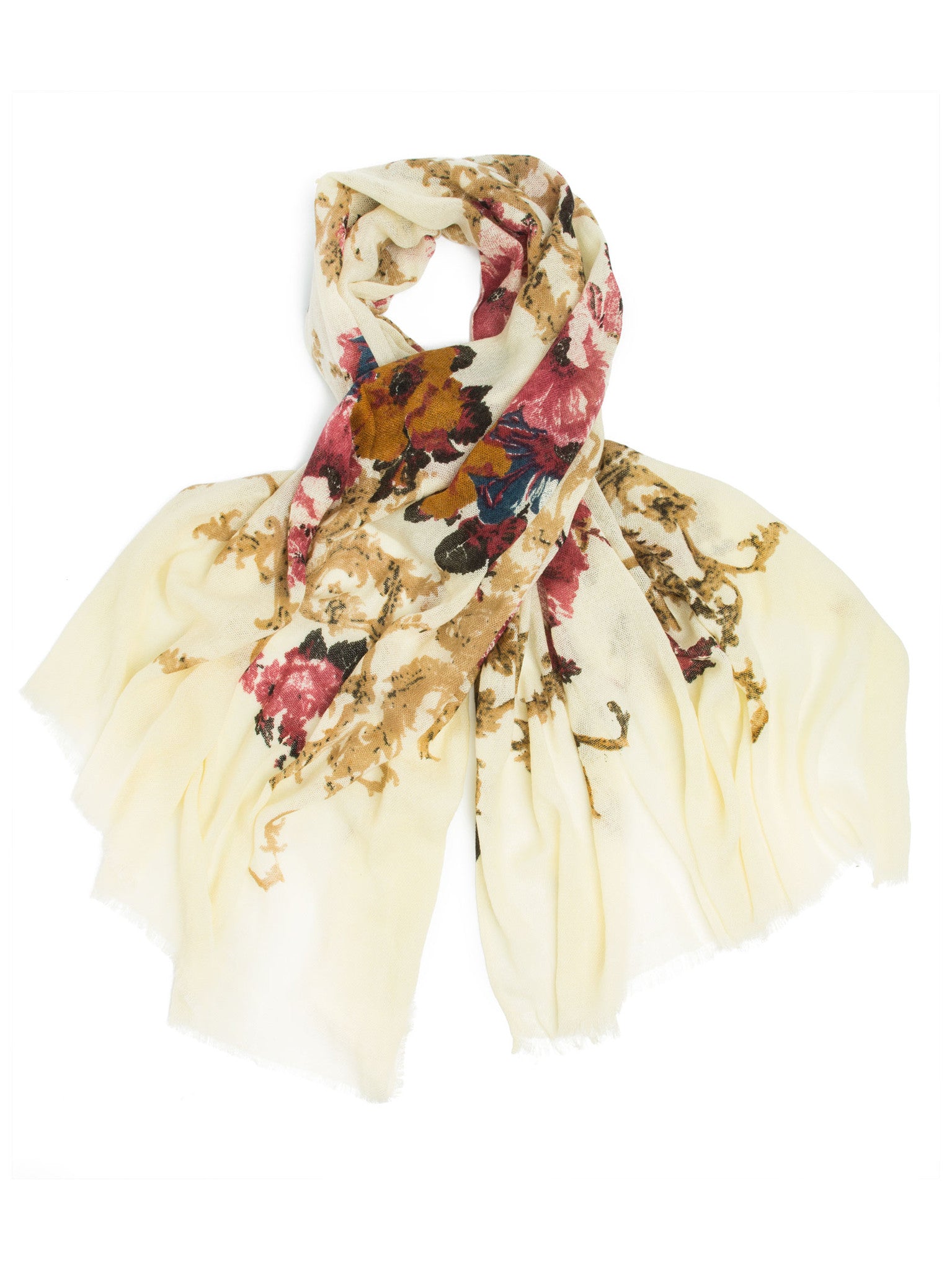 floral blanket scarf