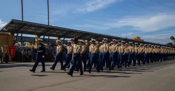 Frontline MCRD San Diego T-Shirt | MCRDSD Shirt for Sale L