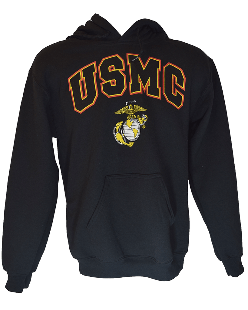 Black USMC Sweatshirt | Marine Corps Hoodie for Sale