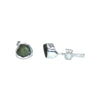 Moldavite Earrings 925 Sterling Silver