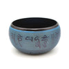 7" Blue Round Tibetan Singing Bowl