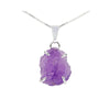 Amethyst Raw Crystal Necklace