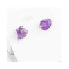 Amethyst Raw Earrings