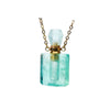 Crystal Aromatherapy Necklace - Fluorite Spirit Bottle